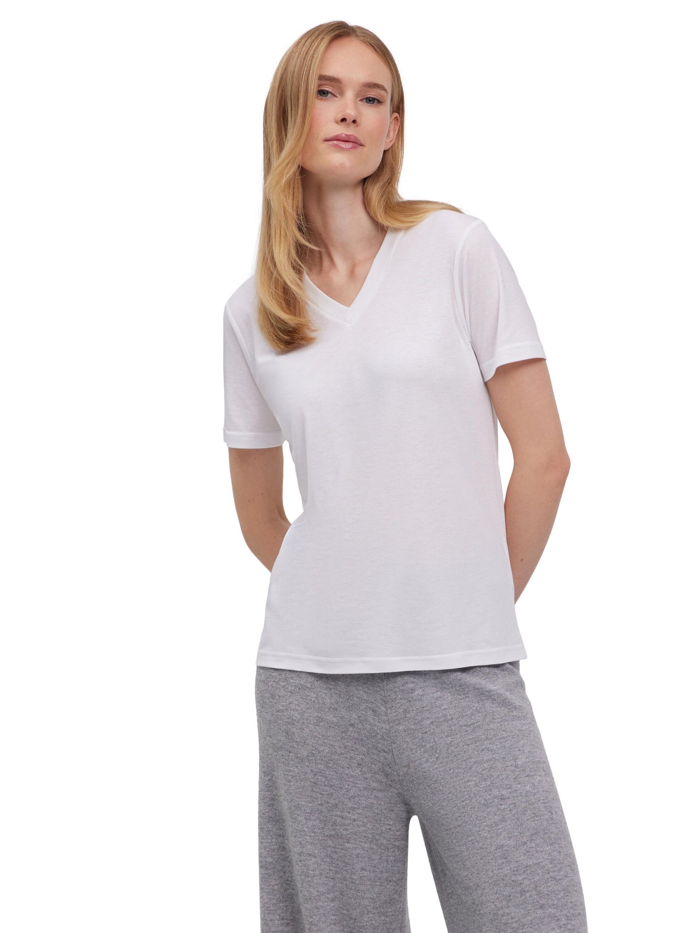 FALKE Shirt 'Lyocell Balance'‌‌‌ in XS/Regular in weiß, Produktansicht