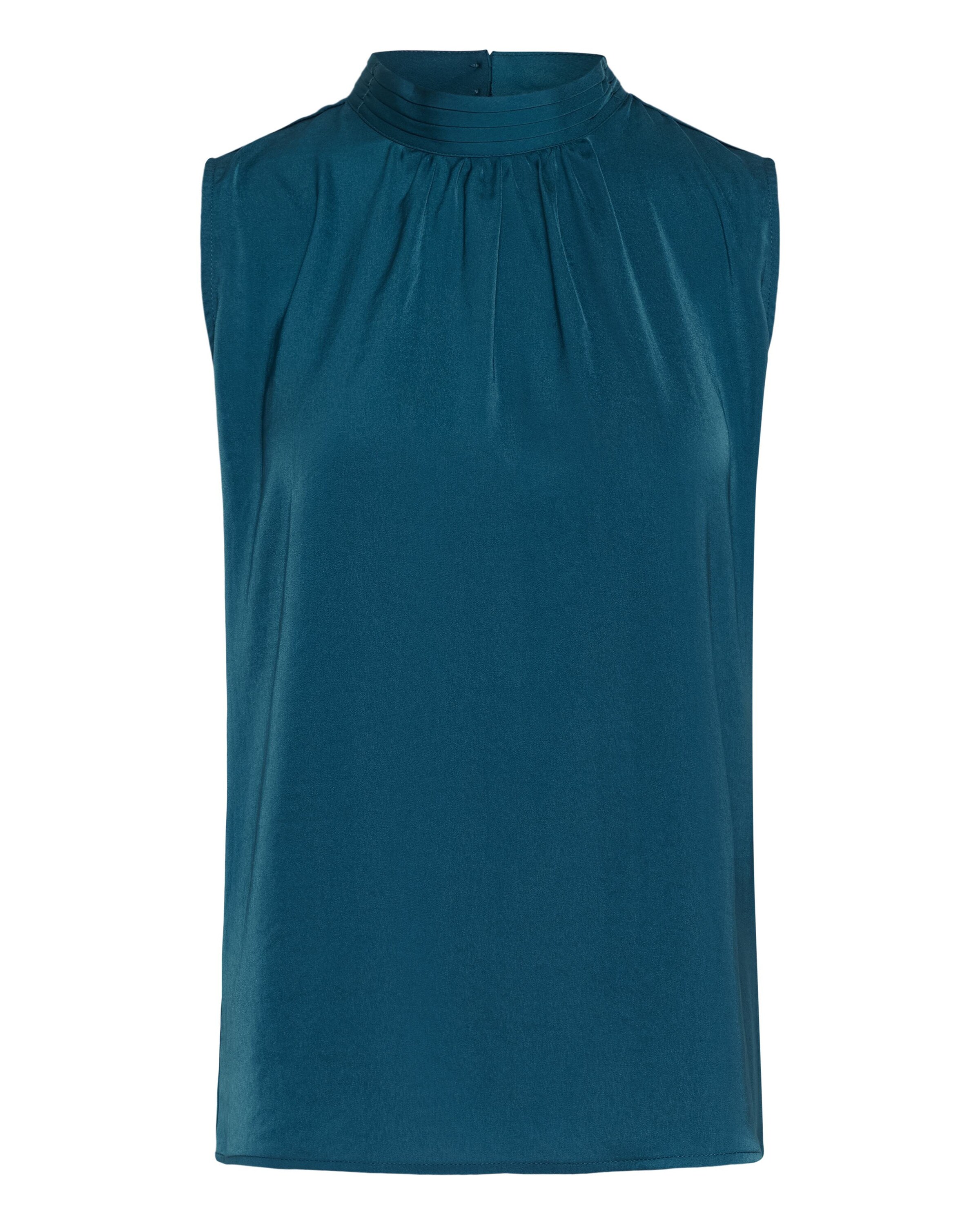 SAINT TROPEZ Top 'Aileen' in Blauw: voorkant