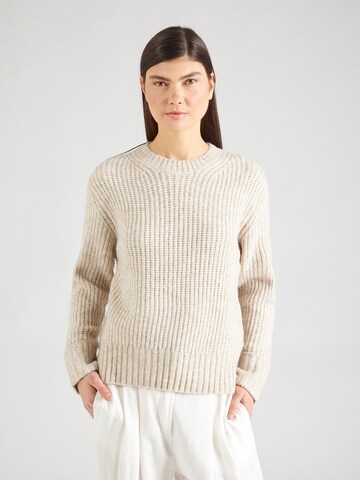 JDY Pullover 'JDYSILJA' in Beige: Vorderseite