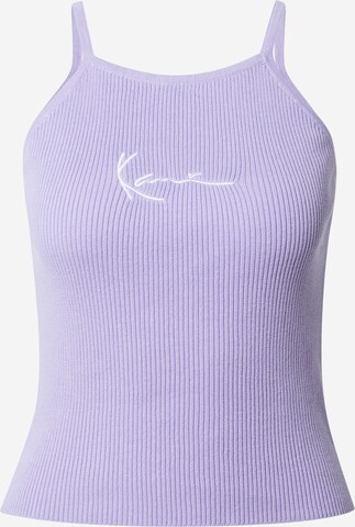 Tops en tricot Karl Kani en violet : devant