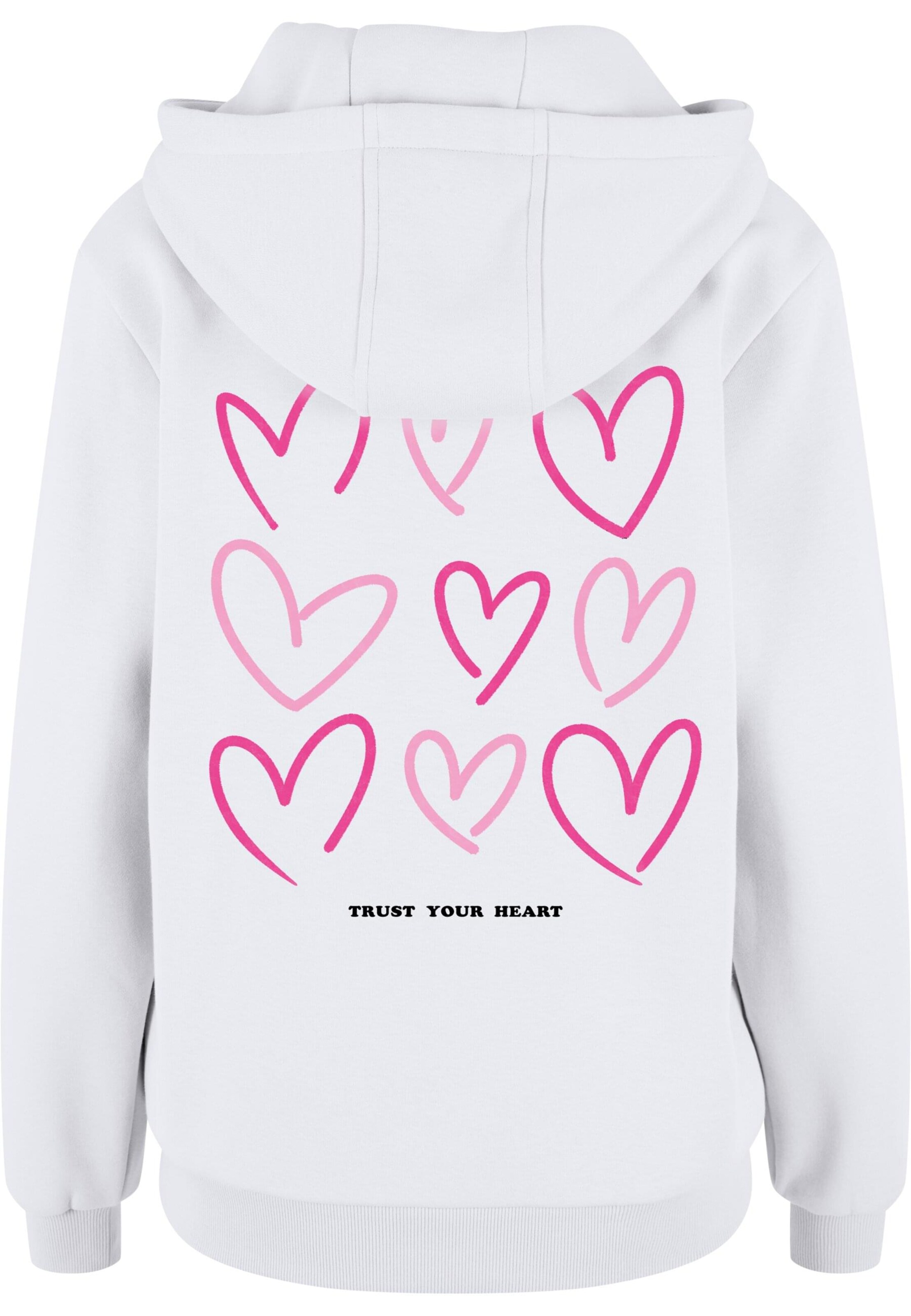 Miss Tee Sweatshirt 'Always Trust Your Heart' in Wit