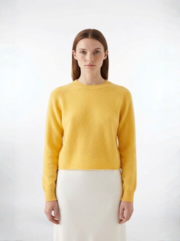 SILK & CASHMERE Strickjacke‌‌‌‌‌‌‌‌ in Gelb: Vorderseite