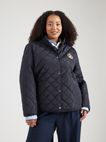 Lauren Ralph Lauren Plus Демисезонная куртка в Синий: спереди