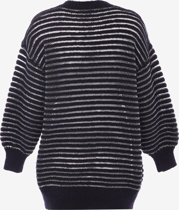 Pull-over caneva en noir