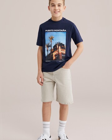 WE Fashion Loose fit Jeans in Beige