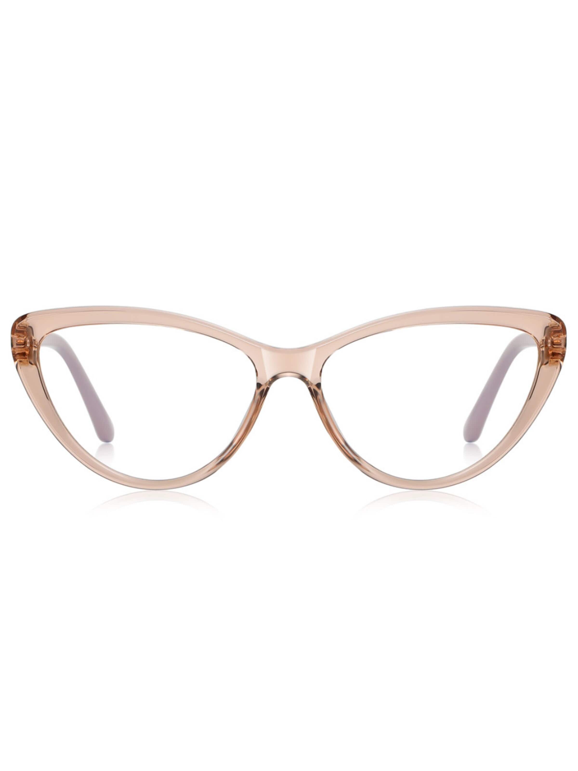 Lunettes VEYREY en marron : devant