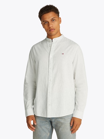 Tommy Jeans Regular Fit Hemd in Weiß: Vorderseite