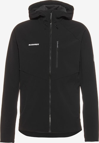 MAMMUTOutdoor jakna 'Ultimate Comfort' - crna boja: prednji dio