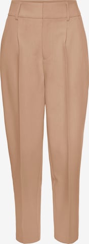 LASCANA - Pantalón de pinzas en beige: frente