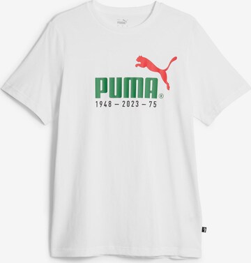 PUMA Shirt 'No. 1 Logo Celebration' in White: front