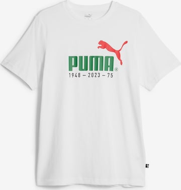 PUMA Shirt 'No. 1 Logo Celebration' in White: front