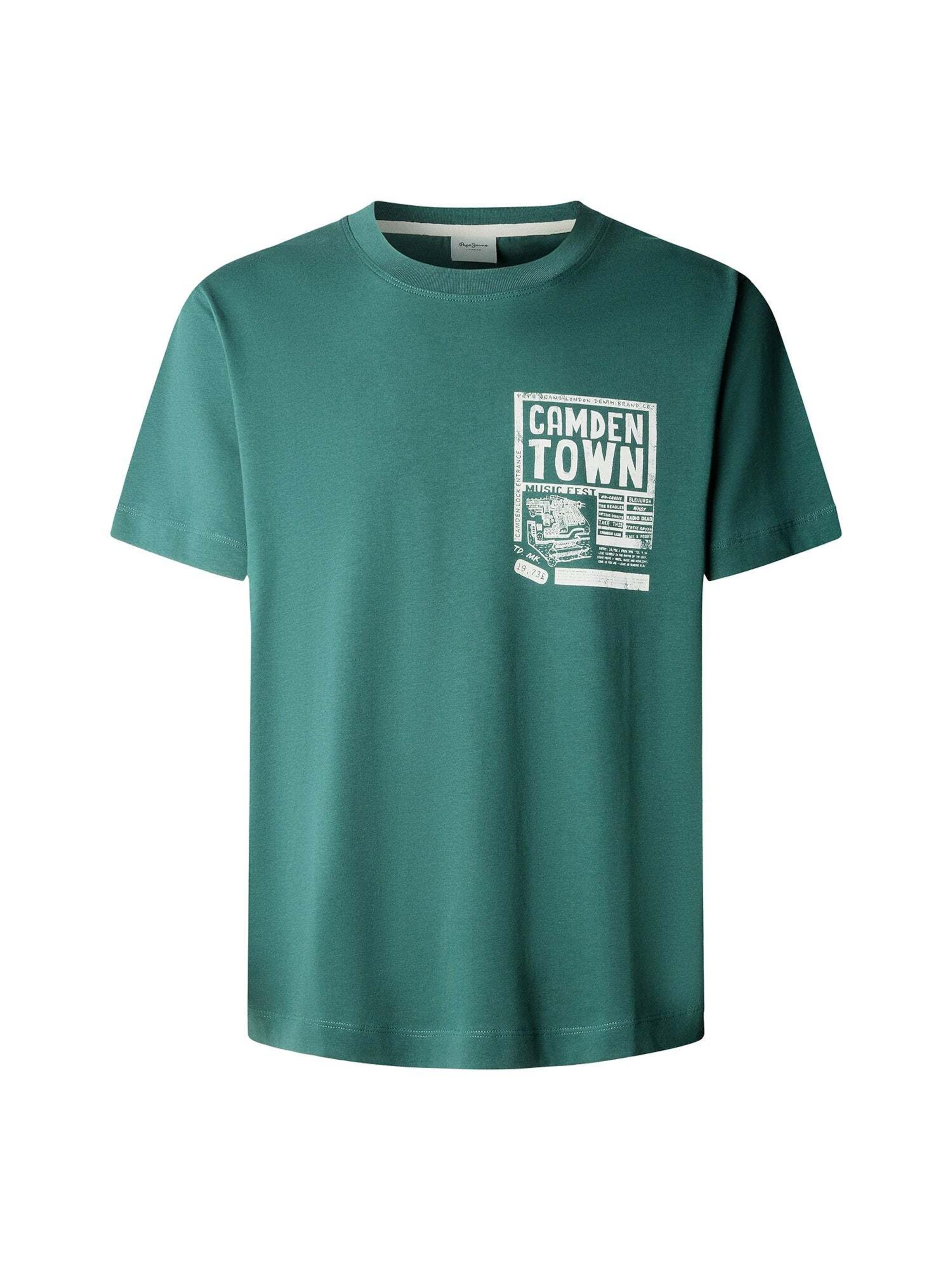 T-shirt 'Jess' Pepe Jeans en vert : devant