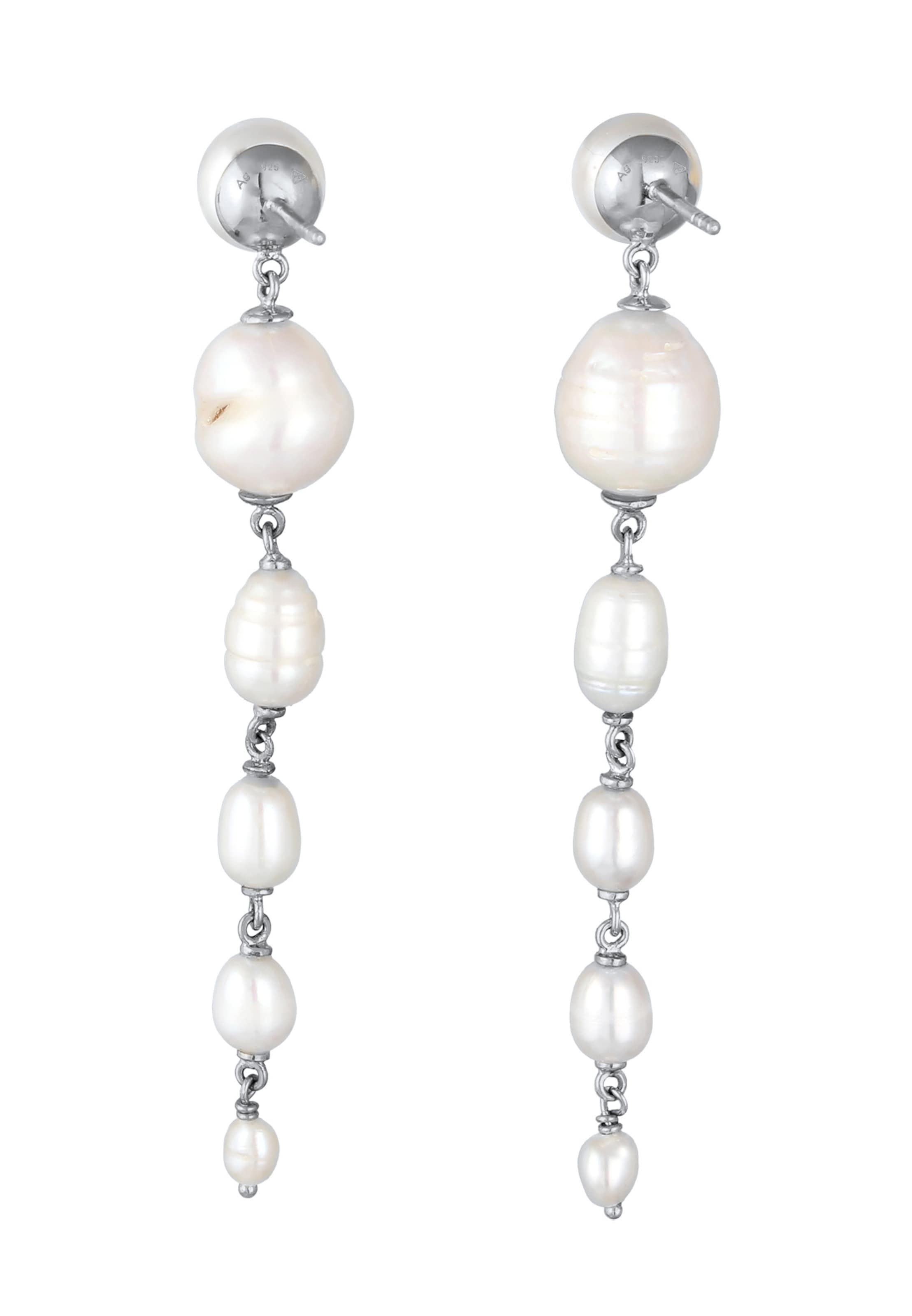 ELLI Ohrringe 'Perle' in Silber