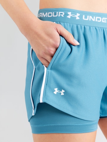 Regular Pantalon de sport 'Tech Play Up' UNDER ARMOUR en bleu
