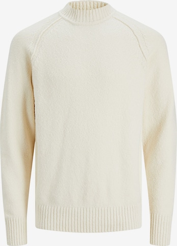 JACK & JONES Sweater in White: front