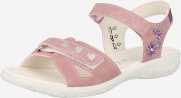 RICOSTA Sandalen 'CORA' in Roze: voorkant