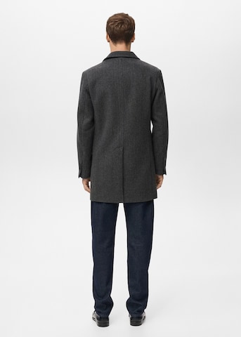 MANGO MAN Between-Seasons Coat 'Hake' in Grey