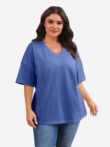 Imily Bela - Camiseta en azul: frente