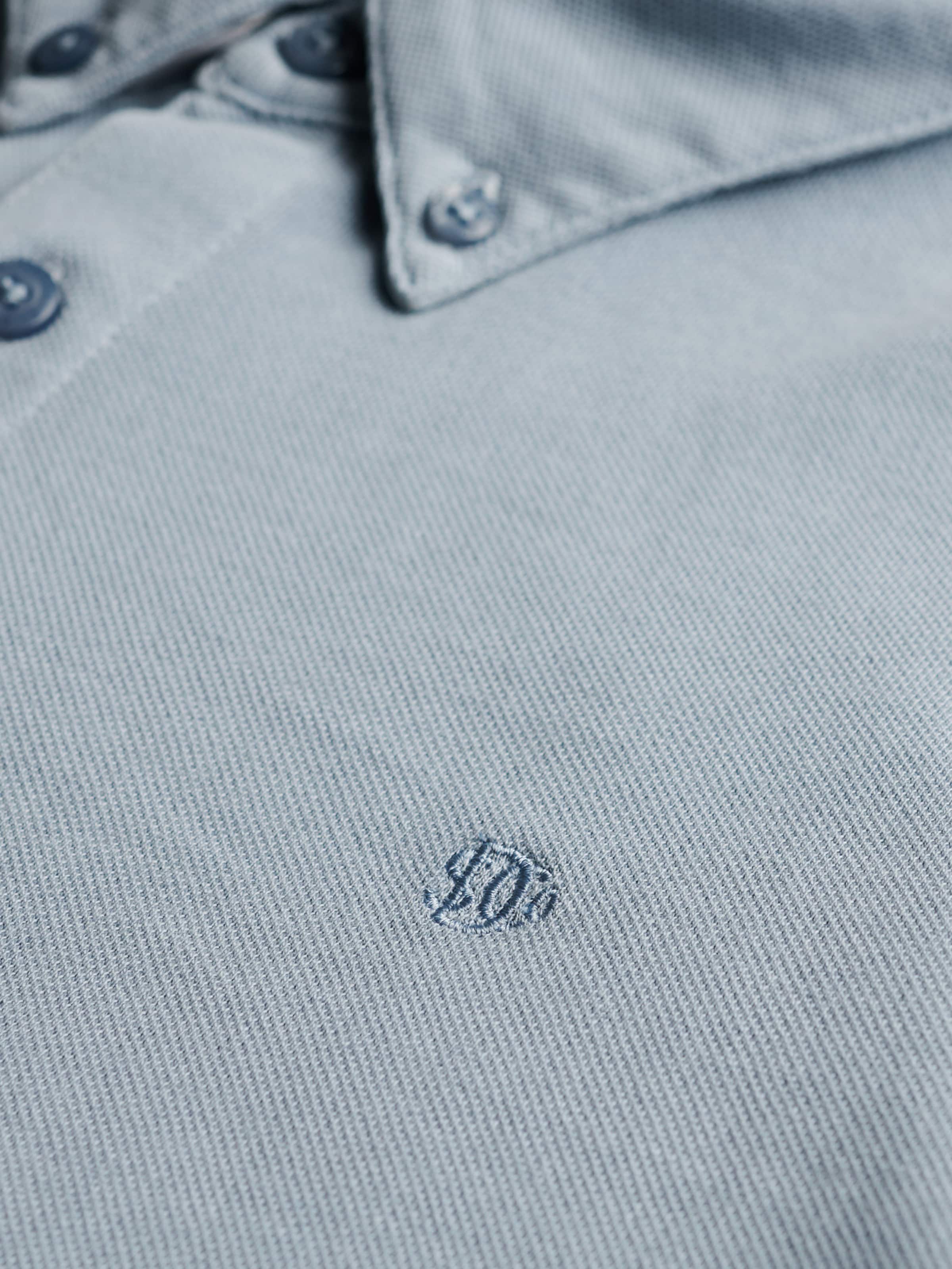 Superdry & Co Классический крой Рубашка 'Vintage Destroy' в Синий