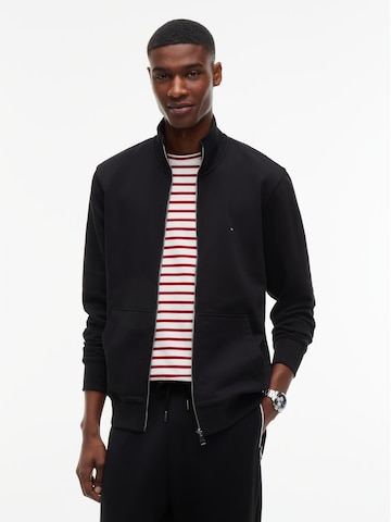 TOMMY HILFIGER - Casaco em moletão 'ESSENTIAL' em preto: frente