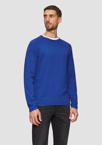 s.Oliver Trui in Blauw: voorkant