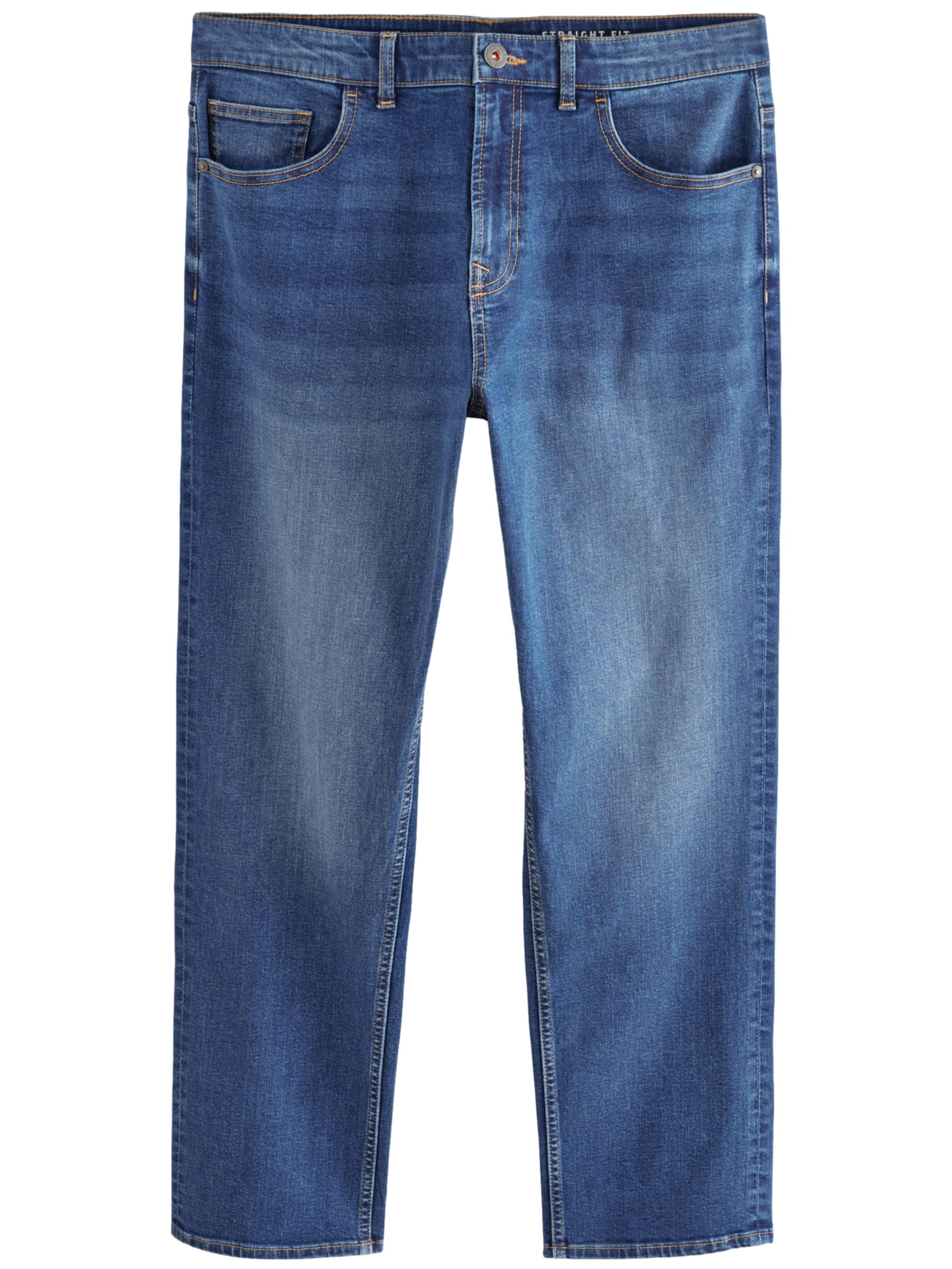 Next Regular Jeans in Blue: front