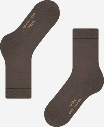 FALKE Socken in Braun: front
