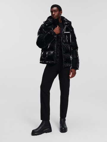 Karl Lagerfeld Winterjacke in Schwarz