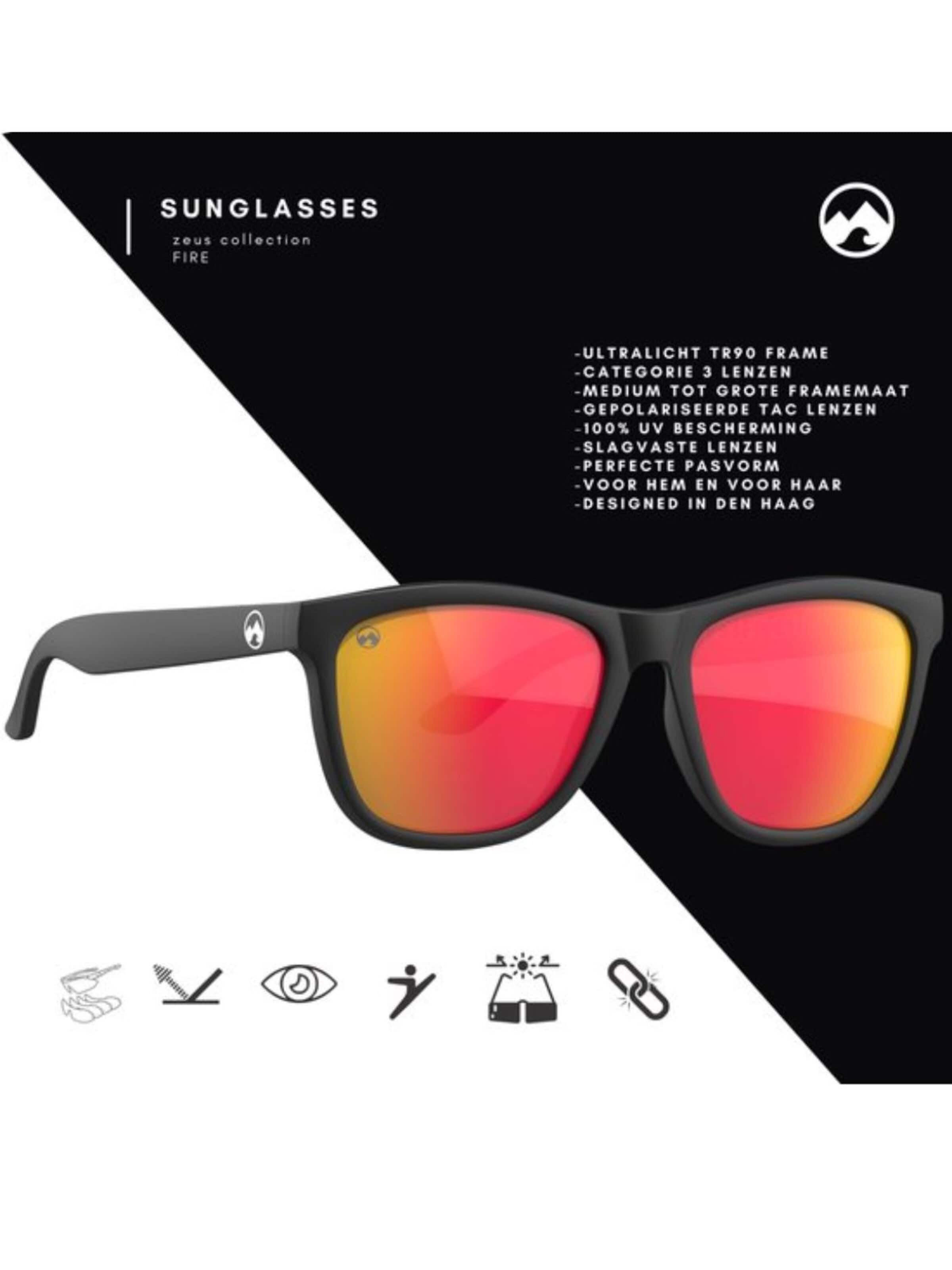 Mowmow - Gafas de sol deportivas 'MowMow Opal LIMITED Sunglasses - Polarized - Men - Women' en naranja