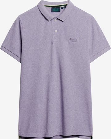 Superdry Koszulka 'Classic' w kolorze fioletowy: przód