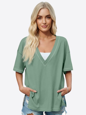 T-shirt oversize Imily Bela en vert : devant