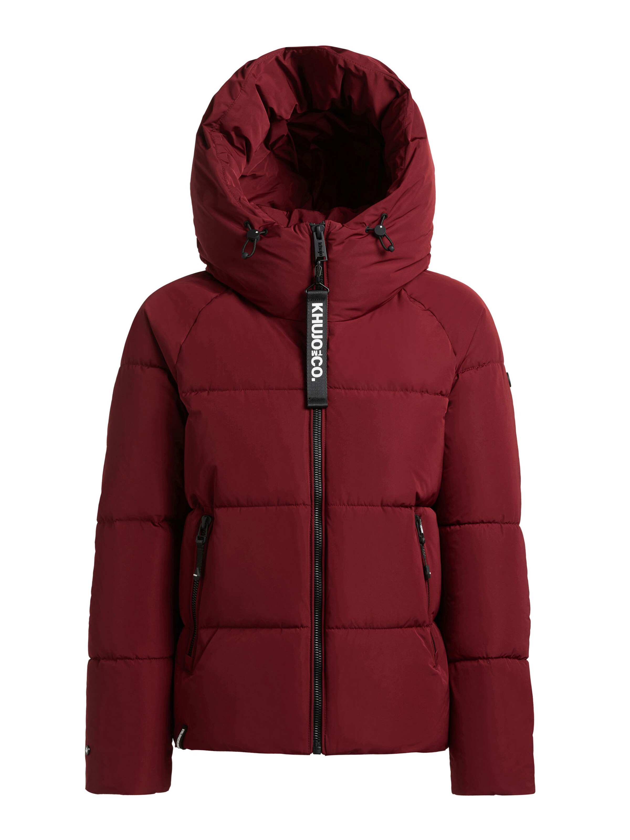 khujo Jacke 'Ono2' in Rot: Vorderseite