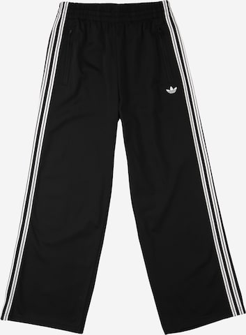 ADIDAS ORIGINALS Loosefit Housut 'FIREBIRD' värissä musta: etupuoli