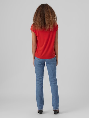 VERO MODA Shirt 'AVA' in Rood