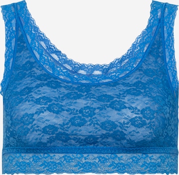 LSCN by LASCANA Bralette Bra in Blue: front