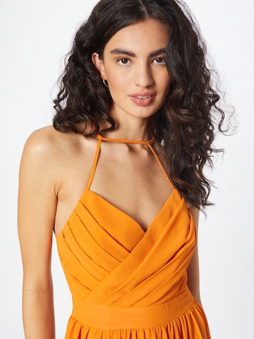 TFNC - Vestido de festa em laranja