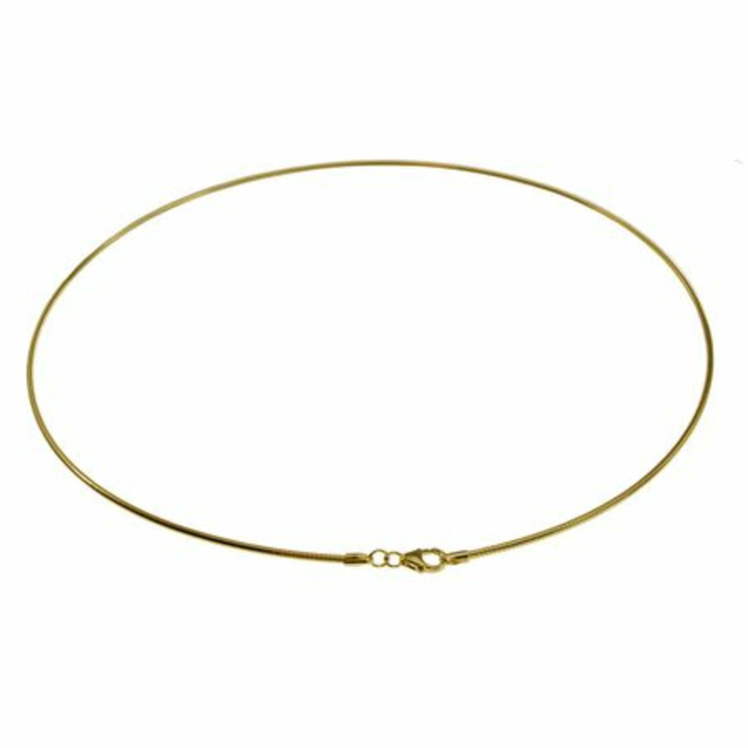 Schmuckador Ketting 'Omega' in Goud: voorkant