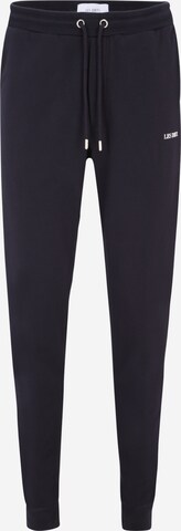 Les Deux Tapered Broek 'Lens' in Blauw: voorkant