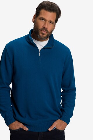 Pull-over JP1880 en bleu : devant