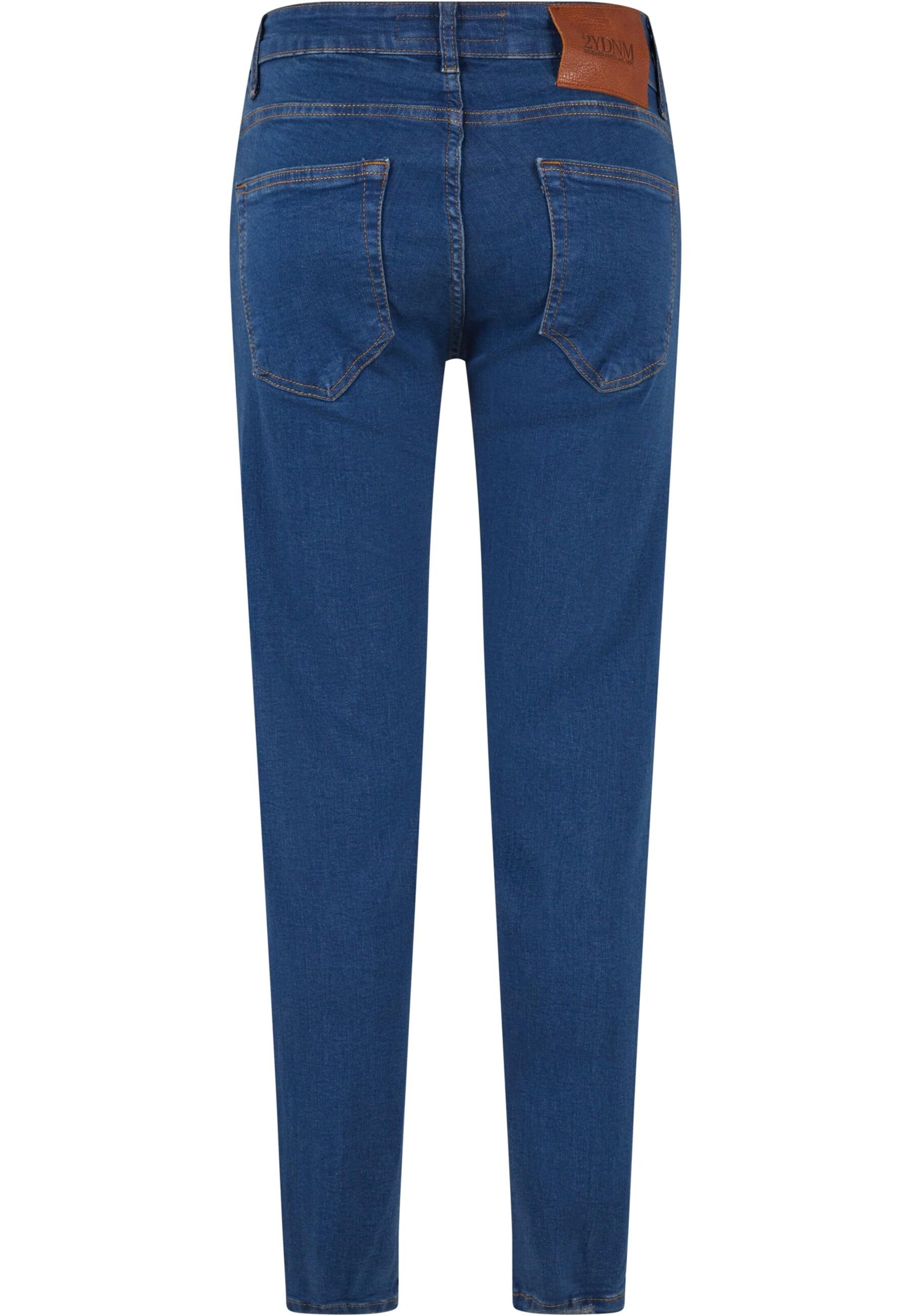 2Y Premium Regular Jeans in Blauw