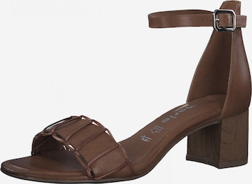 TAMARIS Strap Sandals in Brown: front