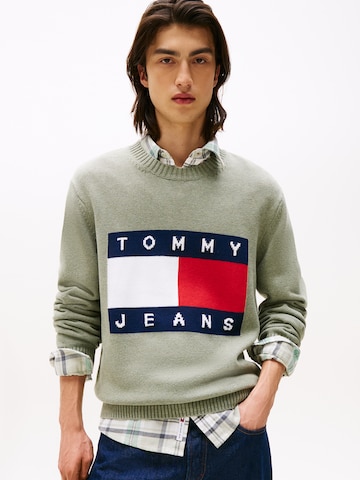 Tommy Jeans Свитер в Зеленый: спереди