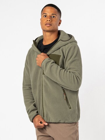 Sublevel Fleece jas in Groen: voorkant