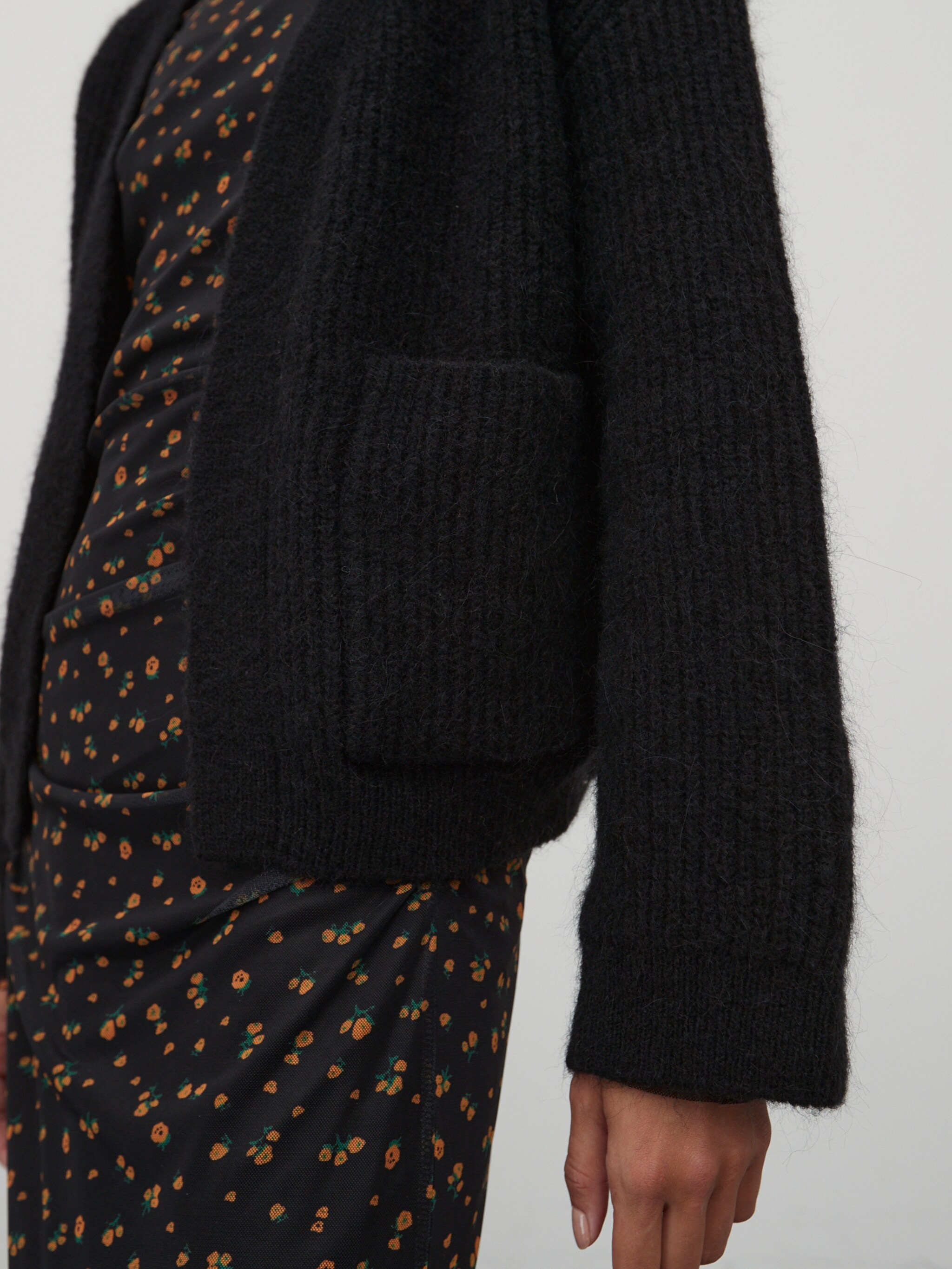 EDITED Produits Cardigan 'Henriette' noir