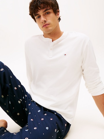 Pijama lungă de la TOMMY HILFIGER pe albastru