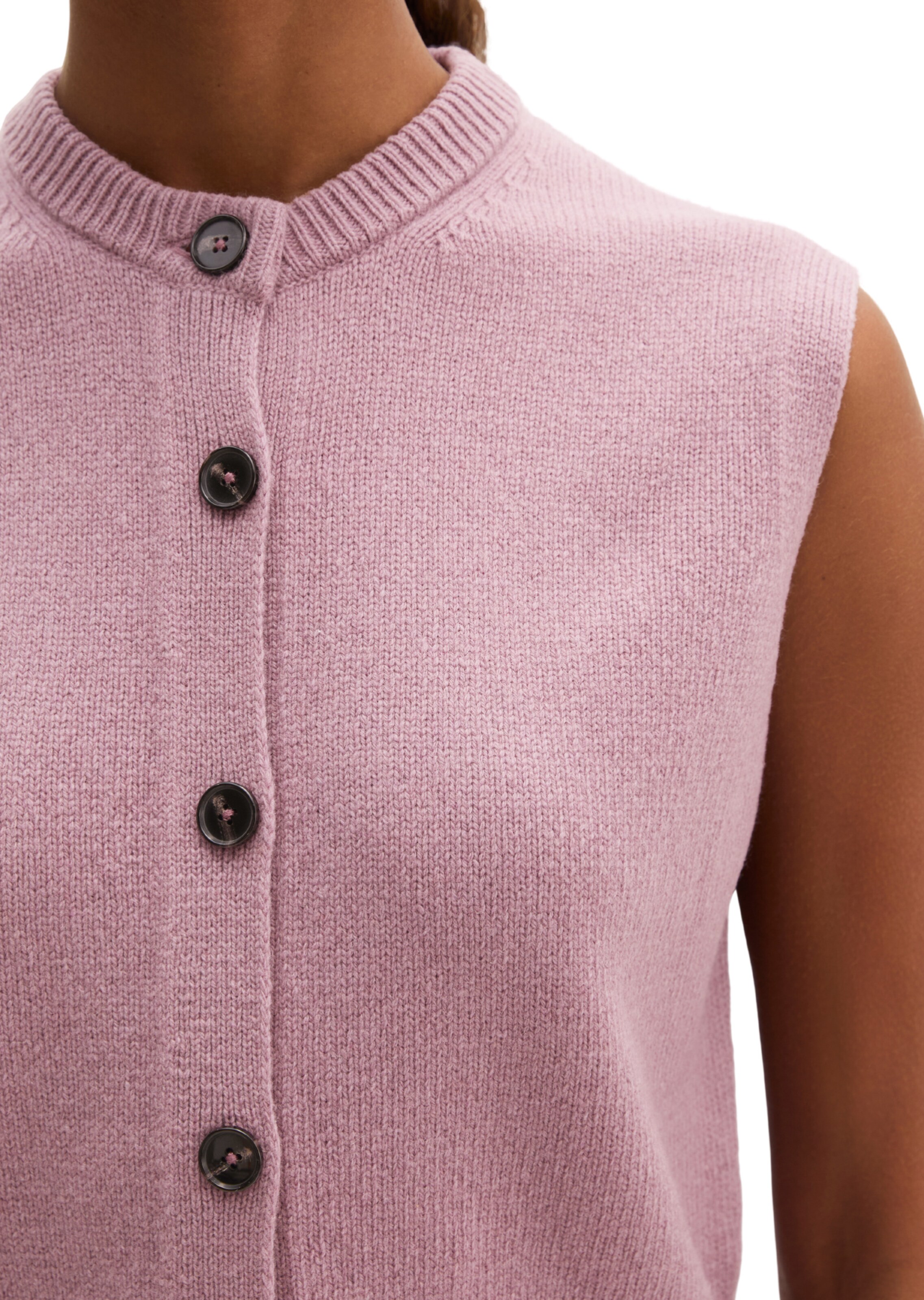 Marc O'Polo Knitted vest in Purple
