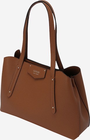 GUESS Tasche 'Brenton' in Braun: predná strana