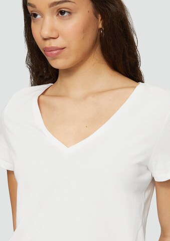 T-shirt QS en blanc