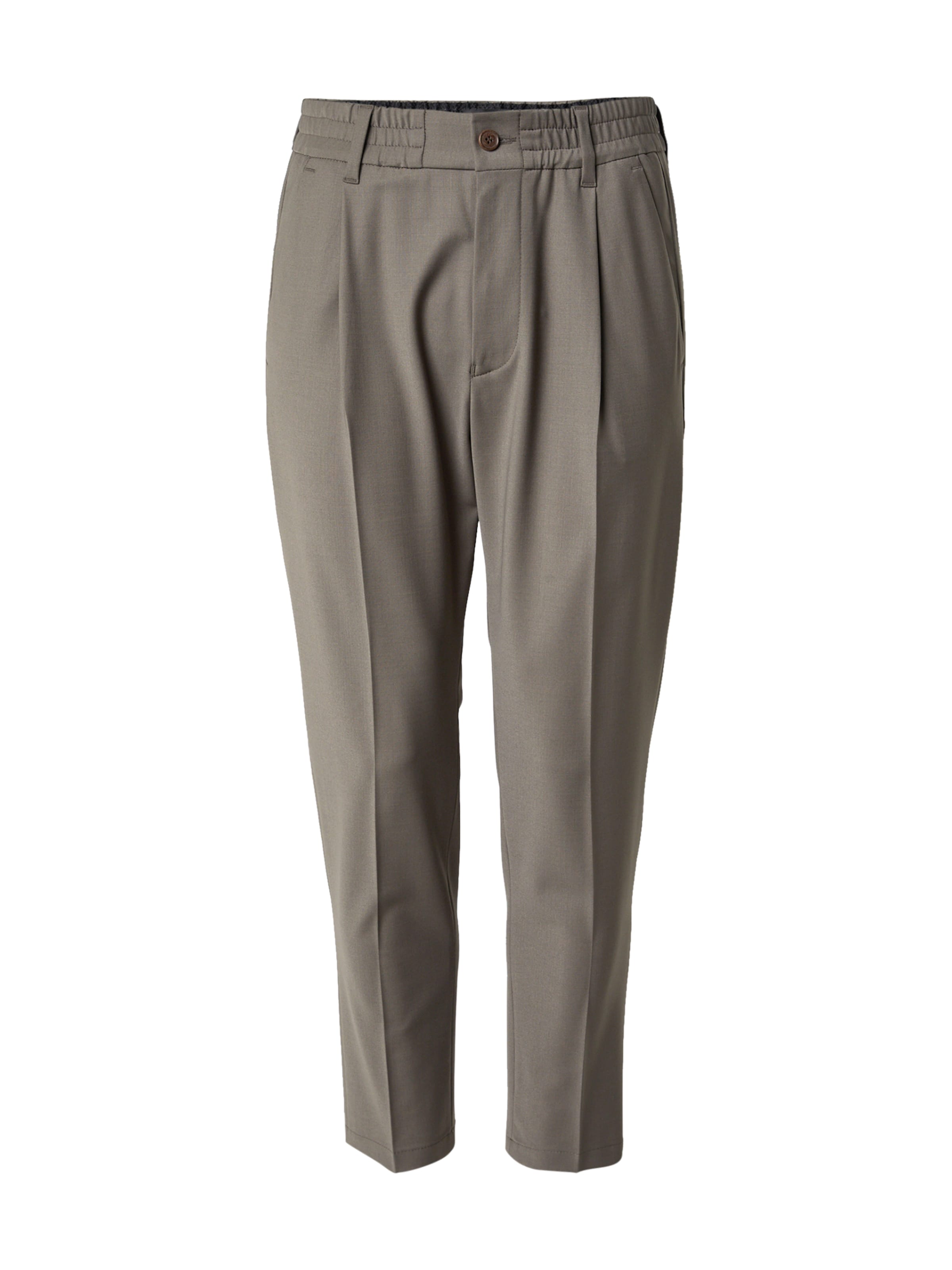 DRYKORN Normalny krój Spodnie w kant &#x27;Chasy&#x27; w kolorze zielony: przód