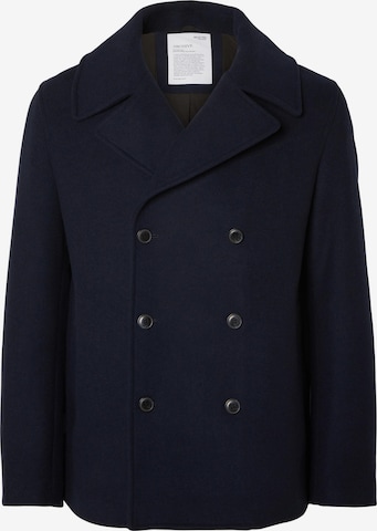 Manteau mi-saison 'ARCHIVE' SELECTED HOMME en bleu : devant